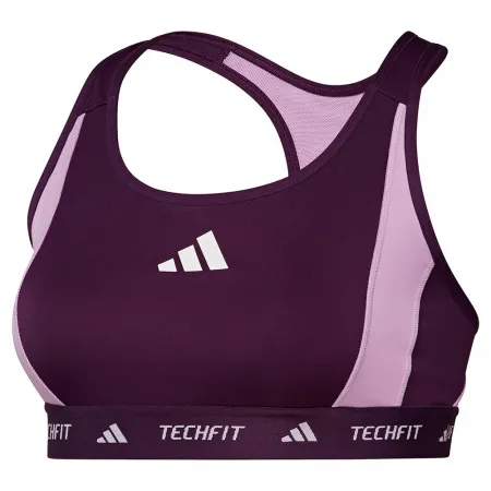 아디다스 Techfit Colorblock 미디엄 임팩트 스포츠 브라 2142170983