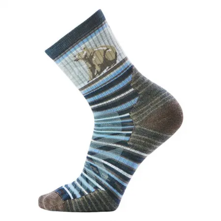 스마트울 Hike Targeted Cushion Bear Stripe Mid 크루 양말 2142293972
