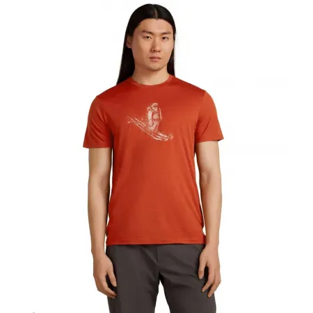 아이스브레이커 메리노 150 Tech Lite Skiing Yeti 반팔 티셔츠 2142317112