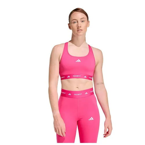 아디다스 Techfit 미디엄 임팩트 스포츠 브라 2142696774