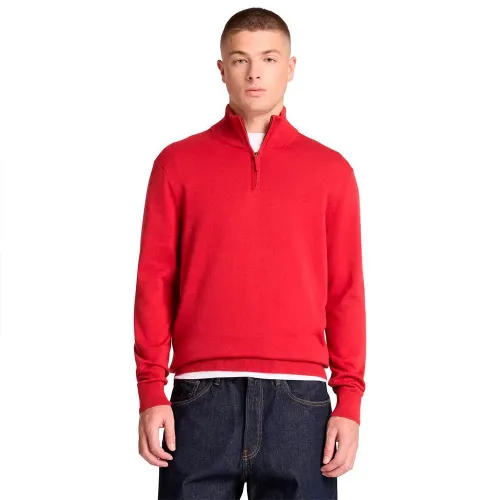 팀버랜드 Williams River 코튼 1/4 Zip 스웨터 2143339347