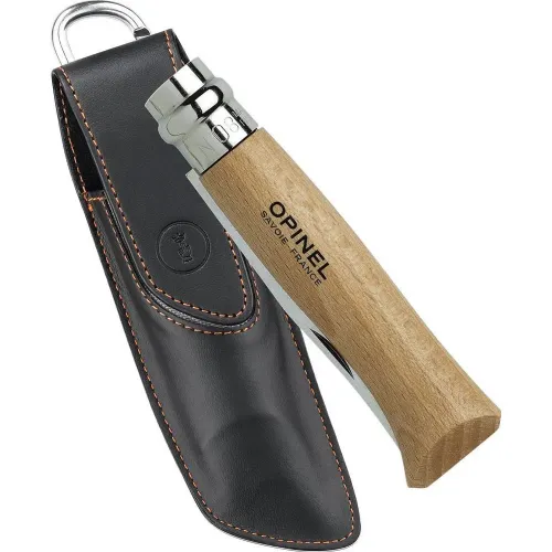 오피넬 N°08 Inox+Case 접이식 칼 2662236