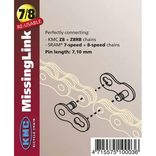 KMC Conector 8s 오토바이 체인 링크 3136386998