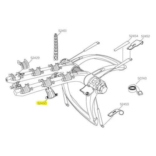 툴레 흔들림 방지 홀더 52450 레이스웨이 991/992 3136934532