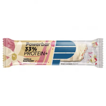 파워바 플러스 33% 단백질 바 바닐라&라즈베리 90g 3136985278