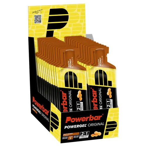 파워바 PowerGel Original 41g 에너지 젤 상자 땅콩 24 단위 3137102893