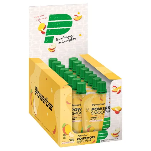 파워바 PowerGel Smoothie 90g & 에너지 젤 박스 망고 사과 16 단위 3137102898