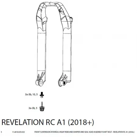 락샥 Revelation RC Bluto Rebound Damper 카트리지 3137117245