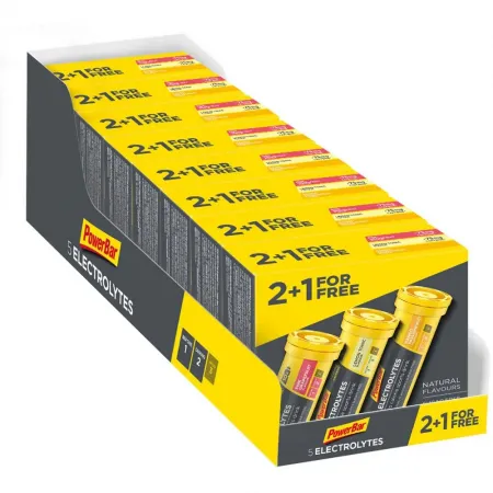 파워바 5 Electrolytes 태블릿 상자 다양한 맛 8 단위 3137216595