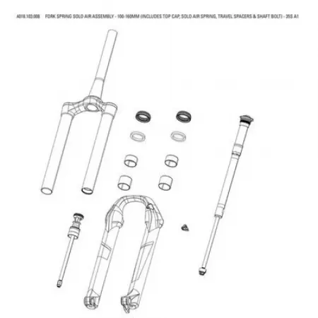 락샥 Fork Spring Solo Air 세트 3137601928