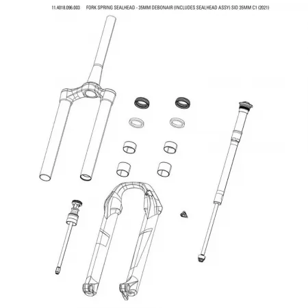 락샥 Fork Spring Sealhead DebonAir SID 부싱 3137601953