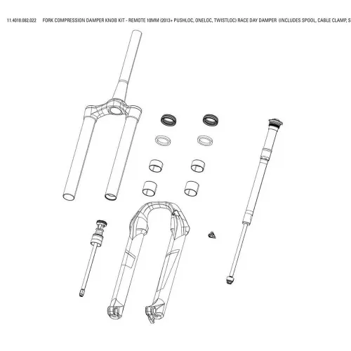 락샥 Fork Compression Charger Race Day SID Remote 압축기 3137601958