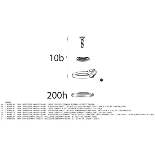 락샥 Fork Compression Charger SID Select Remote 압축기 3137601962