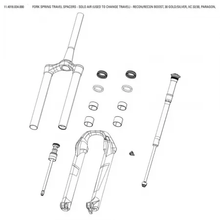 락샥 Fork Spring Travel 스페이서 3137601967