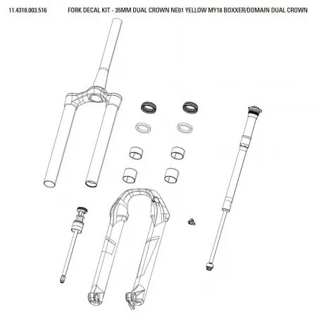 락샥 Dual Crown 데칼 키트 3137670508