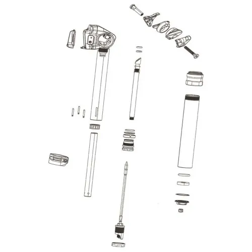 락샥 Seatpost Reverb Stealth Remote Bleed 나사 10 단위 3137670543