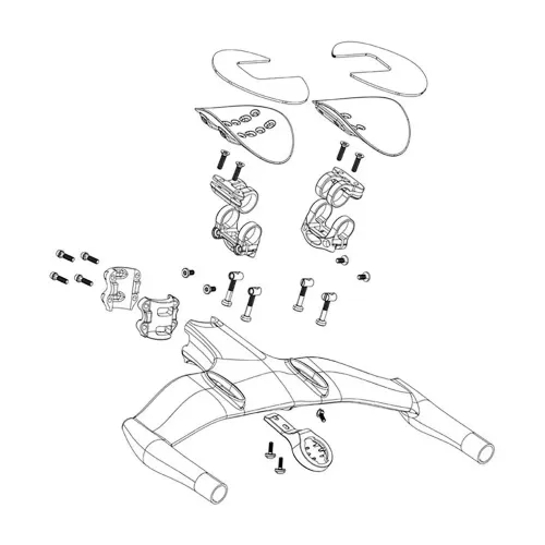 스램 Vuka Alumina Clip 팔걸이 패드 3137671073