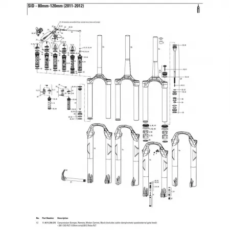 락샥 SID 120 mm 예비 키트 3137782065