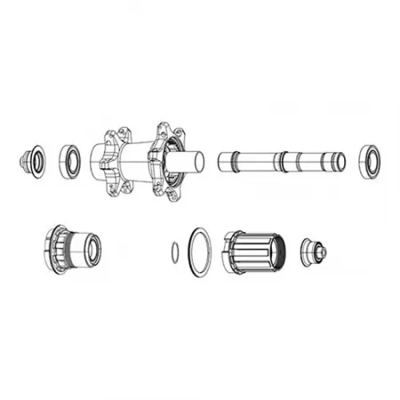 ZIPP ZM2 Rear Set Axle End Cap 부싱 3137795660