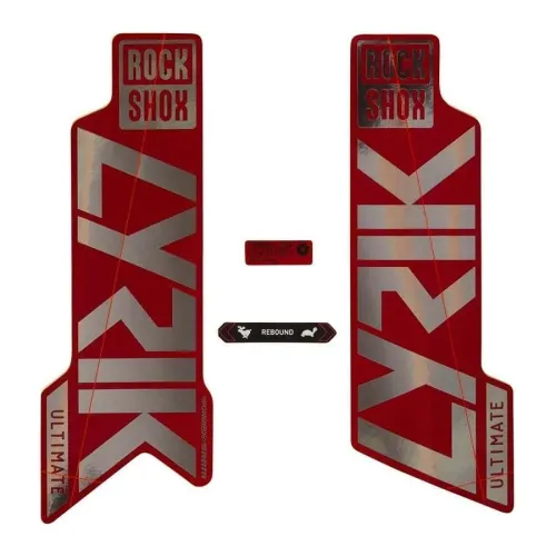 락샥 Lyrik Ultimate 27.5in/29in 2021 Red Lowers 데칼 키트 3137795688