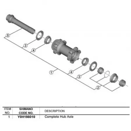시마노 GRX WH-RX570 프론트 허브 액슬 3137973927