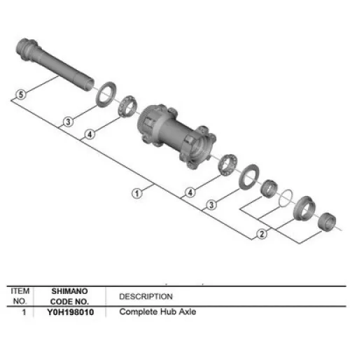 시마노 GRX WH-RX570 프론트 허브 액슬 3137973927