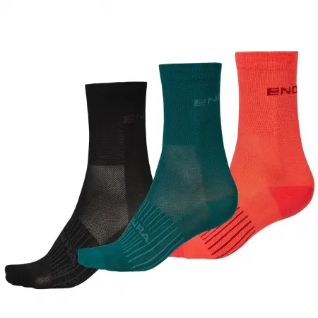 엔듀라 Stripe Coolmax Race 양말 3 켤레 3139402933
