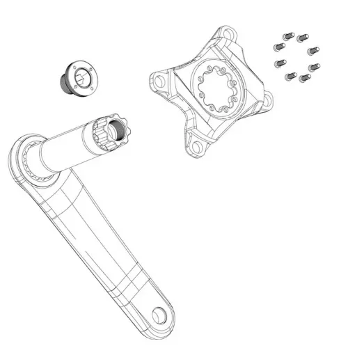 스램 E-MTB 크랭크 보호대 3139868767