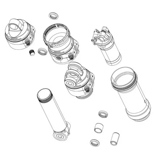 락샥 Vivid Trunnion 67.5 C1+ 2024+ 리어 쇼크 아이렛 키트 3140374078