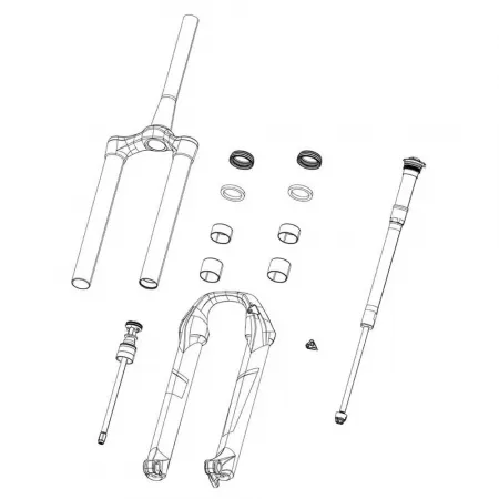 락샥 Charger3 Pike C1+ 2023+ 포크 댐퍼 바디 튜브 3140995575