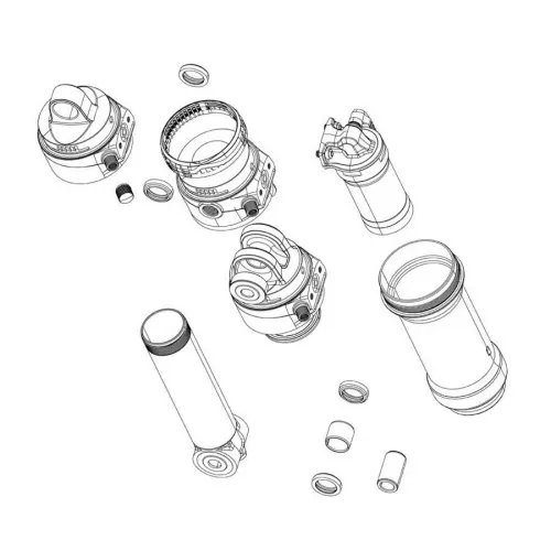 락샥 디럭스 Coil B1+/슈퍼 디럭스 Coil B1+ 2023+ 67.5-75 mm 리어 쇼크 댐퍼 키트 3140995590