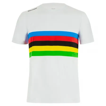 산티니 Official UCI Rainbow 2025 반팔 티셔츠 3141840548