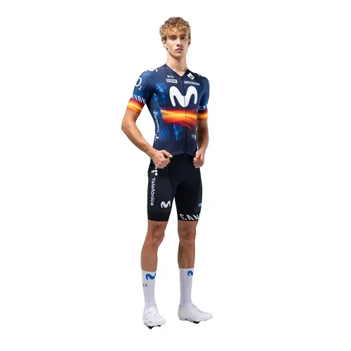 고빅 TEAMS Odyssey Movistar Team Spanish Champion 2026 반팔 져지 3142776378