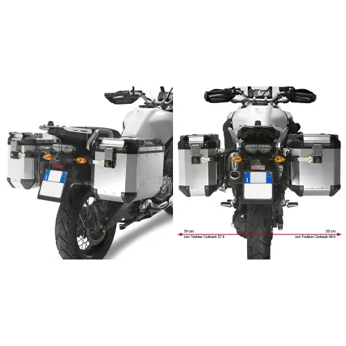 기비 Trekker Outback Monokey Cam 야마하 XT 1200 Z/ZE Super Tenere 사이드 케이스 장착 4137999859