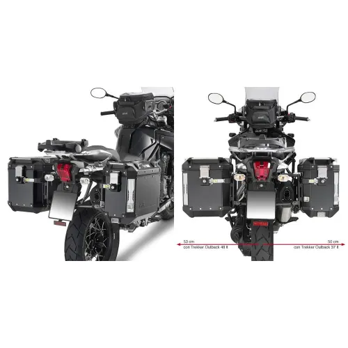 기비 Trekker Outback Monokey Cam 트라이엄프 Tiger Explorer 1200/Tiger 1200 사이드 케이스 장착 4137999881