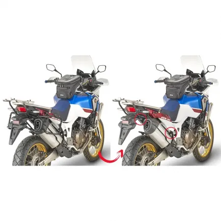 기비 Monokey/레트로 Fit Rapid Release 혼다 CRF1000L Africa Twin/CRF1000L Africa Twin 어드벤처 Sports 사이드 케이스 장착 4137999897