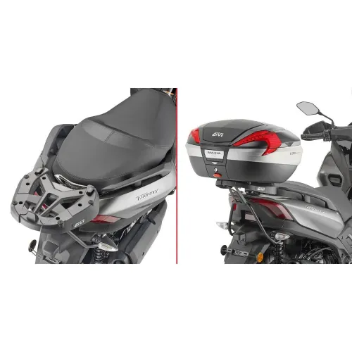 기비 Monolock/Monokey 야마하 X-Max 125/300&Tricity 300 탑 케이스 후면 피팅 4137999989