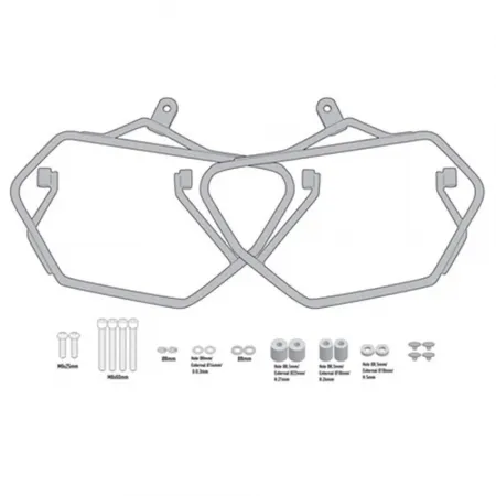 기비 Easylock/Soft BMW F 900 R/XR 오토바이 새들백 지지대 4138000115