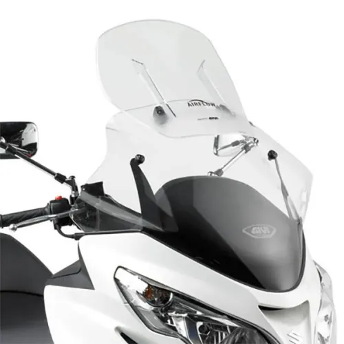 기비 AF266 Sliding Airflow 스즈키 Burgman 400 K7/K8/K9/L0/L1/L2/L3/L4/L5/L6 조절 가능한 앞 유리 4138008053