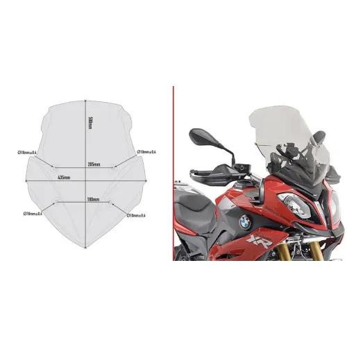 기비 D5119S BMW S 1000 XR 앞유리 4138008217