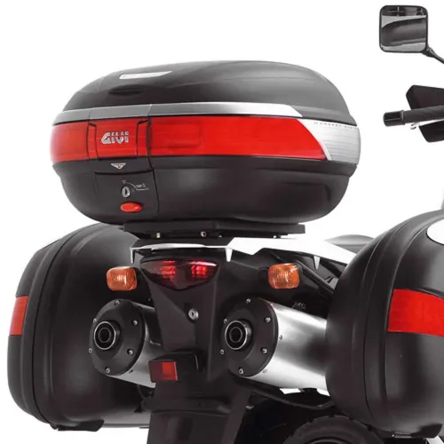 기비 Monokey 가와사키 KLV 100&스즈키 DL 650 V-Strom/DL 1000 V-Strom 탑 케이스 후면 피팅 4138044136