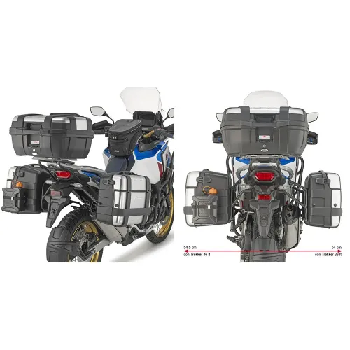 기비 Monokey 혼다 CRF Africa Twin 어드벤처 Sports 20 1000 L 사이드 케이스 장착 4138411853