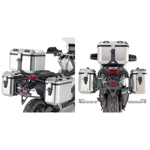 기비 Monokey 혼다 X-adv 750 21 사이드 케이스 장착 4139353410