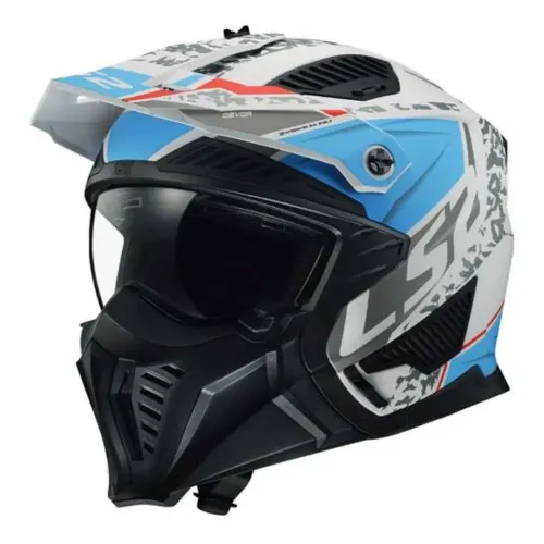 LS2 OF606 Drifter Devor 컨버터블 헬멧 4139368623
