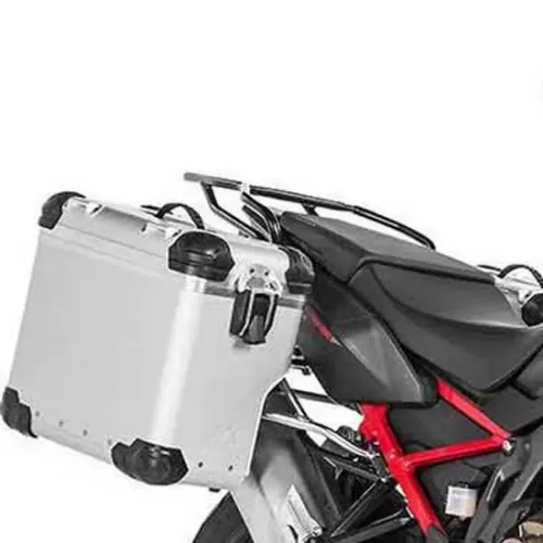 투라텍 ZEGA EVO X And-S 38/38L Stainless Steel 혼다 CRF1100L Africa Twin 2021 사이드 케이스 세트 4141190361
