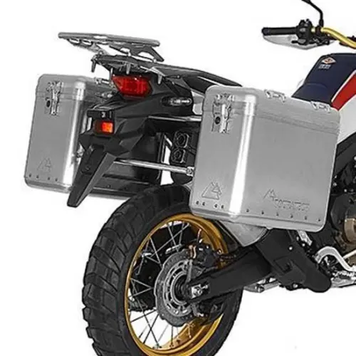 투라텍 ZEGA Mundo 31/38L Steel Honda CRF1000L Africa Twin 2015-2017 사이드 케이스 세트 4141190380