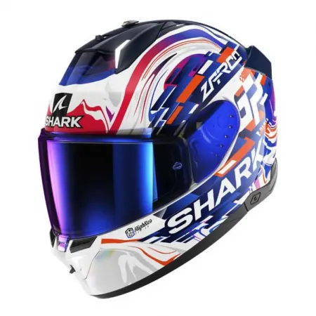 샤크 Skwal I3 Replica Zarco GP De France 풀페이스 헬멧 4141412489