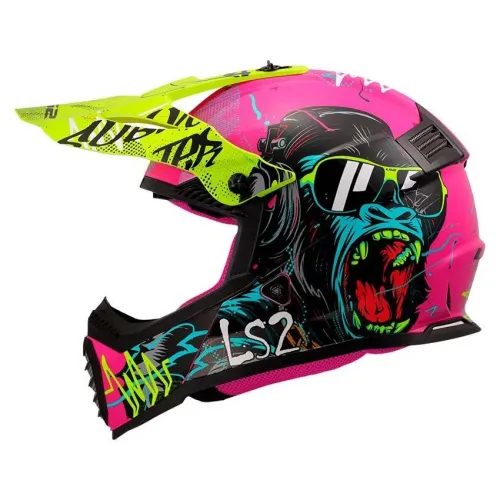 LS2 MX437 Fast II Mini Gorilla 주니어 오프로드 헬멧 4141454346