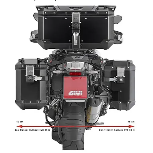 기비 BMW R 1200 GS 어드벤처 14-18 One-Fit Monokey Cam-Side PLOS5108CAM 사이드 케이스 장착 4141934281