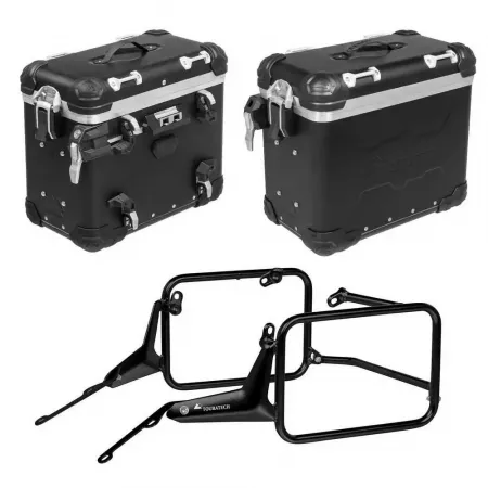 투라텍 ZEGA Evo And-Black 38L/38L BMW R1300GS 사이드 케이스 세트 4142547253